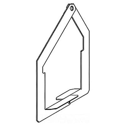 nVent HOFFMAN F44HBEP Hanger Fitting Epoxy, fits 4.00x4.00, Steel
