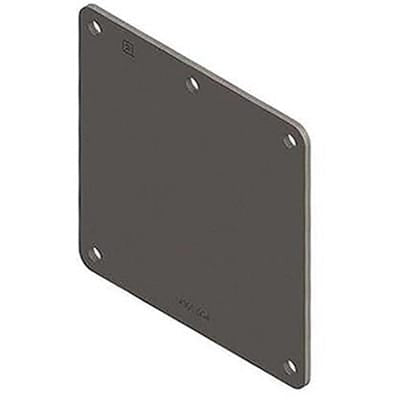 nVent HOFFMAN F44LP Closure Plate Hinged-Cover Lay-in Wireway, 4.00x4.00, Gray, Mild Steel