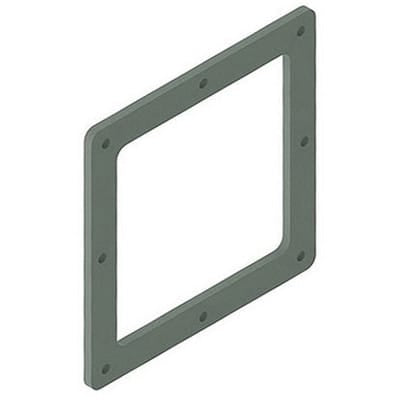 nVent HOFFMAN F44T3RCP WW. 3R, Closure Plate Gray, fits 4.00x4.00, Steel
