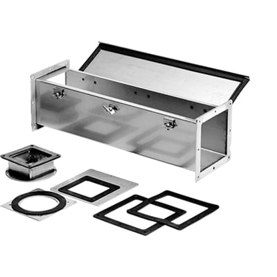 nVent HOFFMAN F44W24SS 304 Stainless Steel Cable Trunking NEMA Wireway, W102 mm x D102mm, L610mm