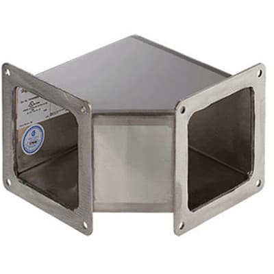 nVent HOFFMAN F44WE90SS Cable Trunking Angle Stainless Steel 90deg Elbow Fitting