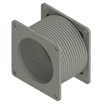 nVent HOFFMAN F44WFFSS Cable Trunking Rubber, Stainless Steel (Flange) Extension Adapter