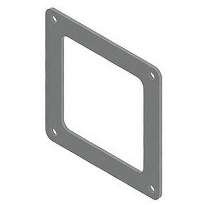 nVent HOFFMAN F44WG Gasket and Screws Feed-Through, fits 4.00x4.00, Black, Neoprene