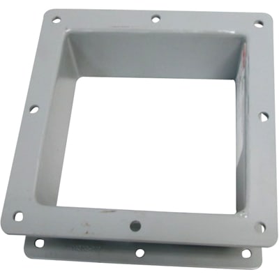 nVent HOFFMAN F66WN1 Enclosure Accessories, Wireway Nipple, Steel, Light Gray, 6.0 x 6.0 x 1.0 in.
