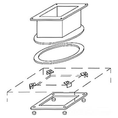 nVent HOFFMAN F66WSA Swivel Nipple (box entry) Gray, 6.00x6.00, Steel