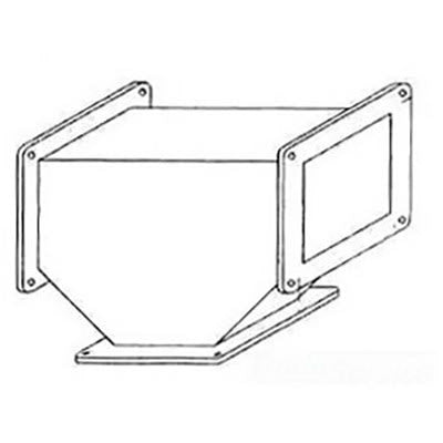 nVent HOFFMAN F66WTSS Cable Trunking Tee Stainless Steel Tee Fitting