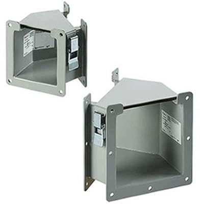 nVent HOFFMAN F88LE45C Cable Trunking Angle Steel 45deg Elbow Fitting (Outside Opening)