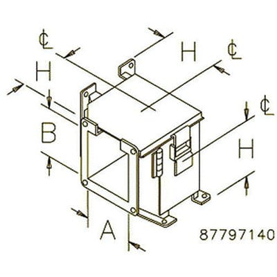 nVent HOFFMAN F88LE9AC Cable Trunking Angle Steel 90deg Elbow Fitting (Outside Top Opening)