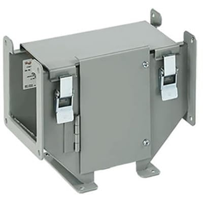 nVent HOFFMAN F88LTC Tee Fitting, outside top open Gray, 8.00x8.00, Steel