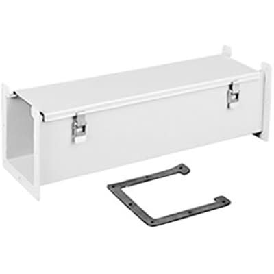 nVent HOFFMAN F88LX Cut-off Fitting, Not Lay-in Gray, 8.00x8.00, Steel