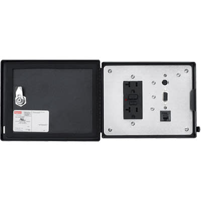 nVent HOFFMAN HGF58MDHCC CLEAR COVER 8PIN MINIDH PP GF 4X , 143x176x24mm, Polycarbonate