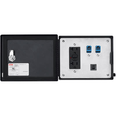 nVent HOFFMAN HGF5ETHETHSS DUAL ETH PROG PORT GF 4X , 143x176x24mm, SS Type 304