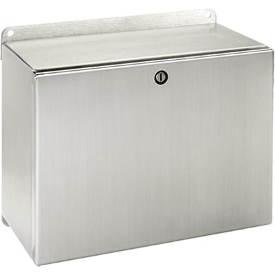 nVent HOFFMAN LHC234616SS Inst Box, Type4X, hinge cvr , 230x460x155mm, SS Type 304