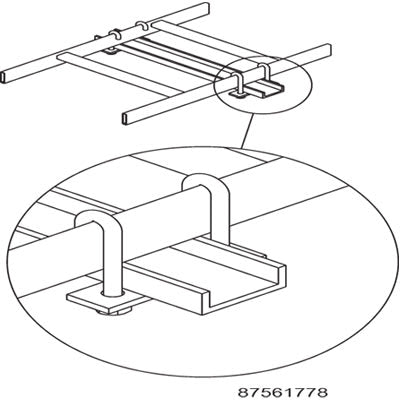 nVent HOFFMAN LJBK J Bolt Kit Steel Support Kit, 89mm Depth