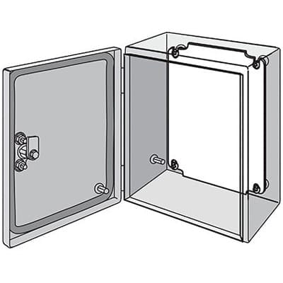 nVent HOFFMAN LP2393 Internal Panel, 211 X 906mm White, fits 230X930mm, Steel