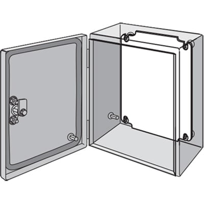nVent HOFFMAN LP3530G Panel, for InLine and GL66 Enclosures, fits 350x300mm, Galvanized, Mild Steel