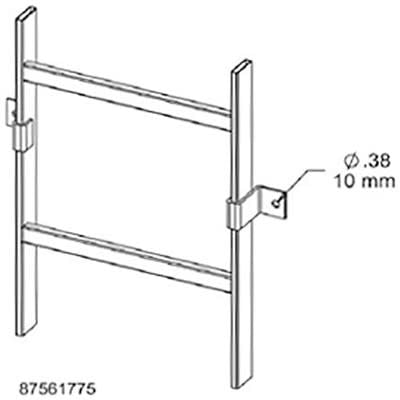 nVent HOFFMAN LVWB Vertical Wall Bracket Steel Bracket, 10 (Dia.) mm Width