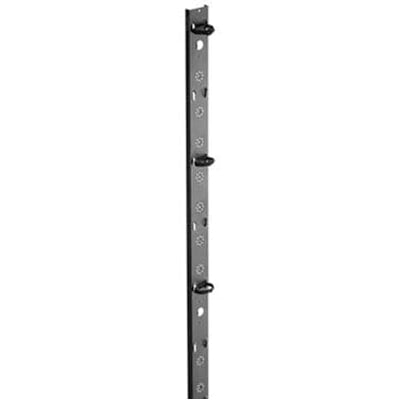 nVent HOFFMAN NVCMTD21 Enclosure Accessories, Vertical Cable Manager, Black, 78.87 in., Steel