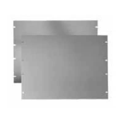 nVent HOFFMAN P19RP1UP Racking Accessories, Panel, Steel, Light Gray, 1U x 19.0 in., For 19 inch Panels