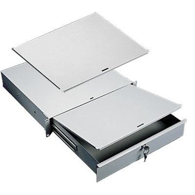 nVent HOFFMAN P19WS Writing Surface 19 LtGray, fits 19 in Drawer, Steel