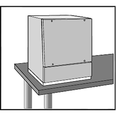nVent HOFFMAN PB166SS 100mm Solid Base 600x600mm , fits 600x600mm, SS Type 304