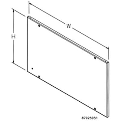 nVent HOFFMAN PCS1412GLD Solid Cover LtGray, fits 1400x1200mm, Steel