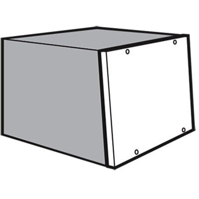 nVent HOFFMAN PCS78F Cover, Upper Front LtGray, fits 707/882x800mm, Steel