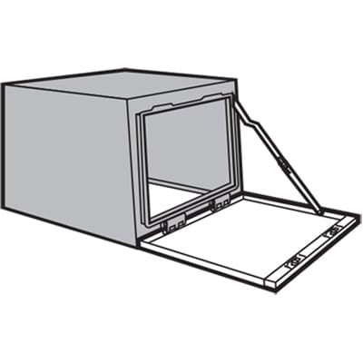 nVent HOFFMAN PDS56FSS Door, Upper Front , fits 507/682x600mm, SS Type 304