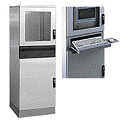 nVent HOFFMAN PDS88 Bottom Solid Door 800x800mm LtGray, fits 800mm PC/SY, Steel