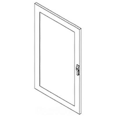 nVent HOFFMAN PDWG86SS Window Door, Safe Glass (Half) , fits 600mm PC/SY, SS Type 304