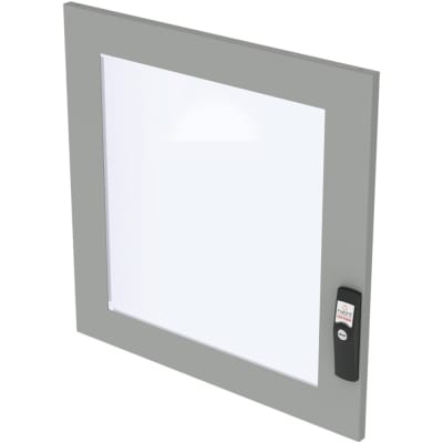 nVent HOFFMAN PDWTL86PC Window Door, fits 1600x600mm LtGray, fits 1600x600mm PC, Steel