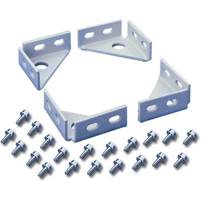 nVent HOFFMAN PFBK Floor Mounting Brkt LtGray, , Steel