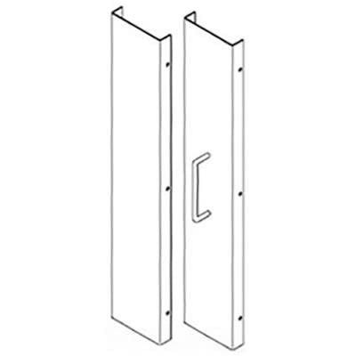 nVent HOFFMAN PFPK168C Filler Panel Kit, 800mm, 1600m LtGray, fits P-SF___Frames, Steel