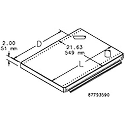 nVent HOFFMAN PFSHCL610B Frame Shelf, Colocation Black, 600x1000mm, Steel