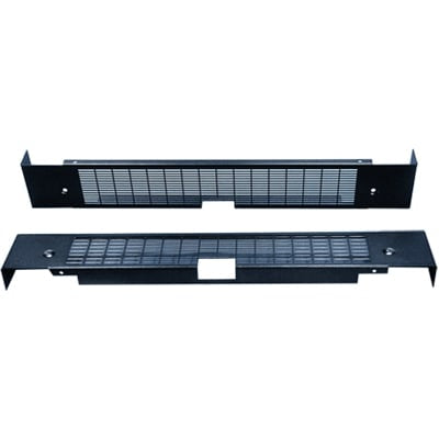 nVent HOFFMAN PPBCV11000 Vented Plinth Base Cover Black, fits 100x1000mm, Steel