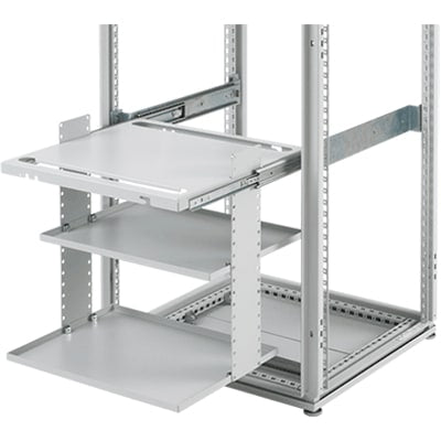 nVent HOFFMAN PPSH66 Printer Shelf, fits 600x600mm LtGray, fits 600mm wide, Steel