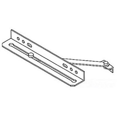 nVent HOFFMAN PSAK120 120 Stop Arm Kit , fits P-SF___Frames, Steel
