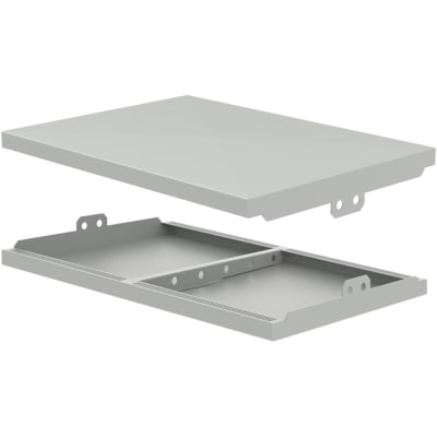 nVent HOFFMAN TSS3020D FTTX 30x20 Solar Shield Dual Lt Gray, 1.73x30.20x22.36, Aluminum