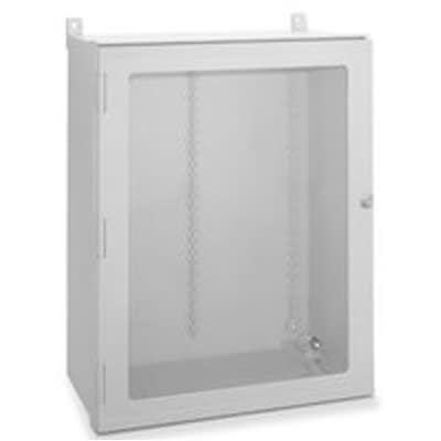 nVent HOFFMAN UU504020W Enclosure, Box-Lid, Fiberglass, Hinged with Window, 220 x 513 x 413 mm, IP66