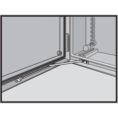 nVent HOFFMAN UUDS Door Stop Kit , fits ULTRX, SS Type 304