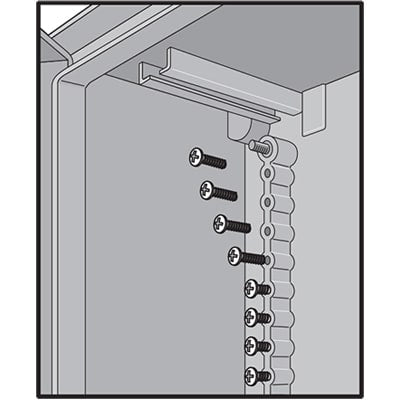 nVent HOFFMAN UUMH1 Mtg Hardware, (10) Self Tappin , 1/4-15 x .88 , Steel