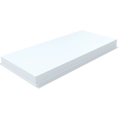 nVent HOFFMAN WFHD3ST6830 AL Solid Top White, 5.50x68.89x33.42, Aluminum