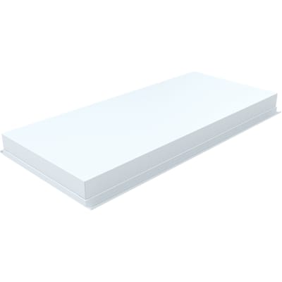 nVent HOFFMAN WFHD3ST6830 AL Solid Top White, 5.50x68.89x33.42, Aluminum