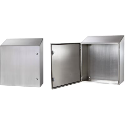 nVent HOFFMAN CSD363612SSST Concept Sloped Top, Type 4X, Stainless Steel, Wall Mount, 14.00 x 47.00 x 37.00