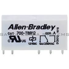 Rockwell, allen, bradley, allen-bradly, ethernet, ethernet-ip, ethernet/ip, CIP, industrial, OLC, communication, controller,700-TBR12X,Allen-Bradley 700-TBR12X Replacement Output Relay,12V Input VoltRockwell700-TBR12X