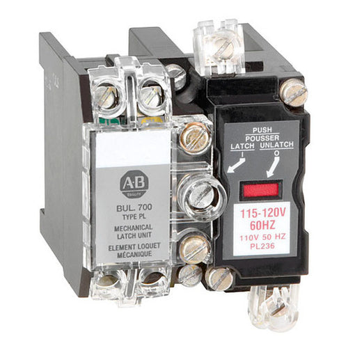 Rockwell, allen, bradley, allen-bradly, ethernet, ethernet-ip, ethernet/ip, CIP, industrial, OLC, communication, controller,700DC-PLLZ2,Allen-Bradley 700DC-PLLZ2 Industrial Relay Mechanical LatchRockwell700DC-PLLZ2