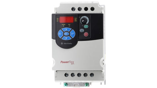 Rockwell, allen, bradley, allen-bradly, ethernet, ethernet-ip, ethernet/ip, CIP, industrial, OLC, communication, controller,22F-A011N113,Allen Bradley PowerFlex 4M Inverter Drive, 1-Phase In, 400Hz Out, 2.2 kW, 240 V ac, 11 A
