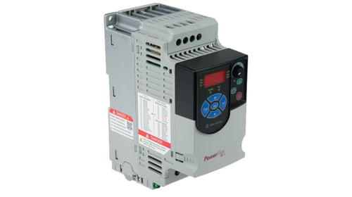 Rockwell, allen, bradley, allen-bradly, ethernet, ethernet-ip, ethernet/ip, CIP, industrial, OLC, communication, controller,22F-A1P6N113,Allen Bradley PowerFlex 4M Inverter Drive, 1-Phase In, 400Hz Out, 0.2 kW, 240 V ac, 1.6 A