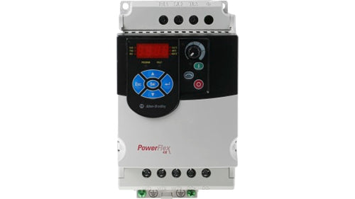 Rockwell, allen, bradley, allen-bradly, ethernet, ethernet-ip, ethernet/ip, CIP, industrial, OLC, communication, controller,22F-D6P0N113,Allen Bradley PowerFlex 4M Inverter Drive, 3-Phase In, 400Hz Out, 2.2 kW, 480 V ac, 6 A