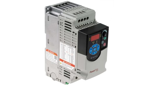 Rockwell, allen, bradley, allen-bradly, ethernet, ethernet-ip, ethernet/ip, CIP, industrial, OLC, communication, controller,22F-D1P5N113,Allen Bradley PowerFlex 4M Inverter Drive, 3-Phase In, 400Hz Out, 0.4 kW, 480 V ac, 1.5 A